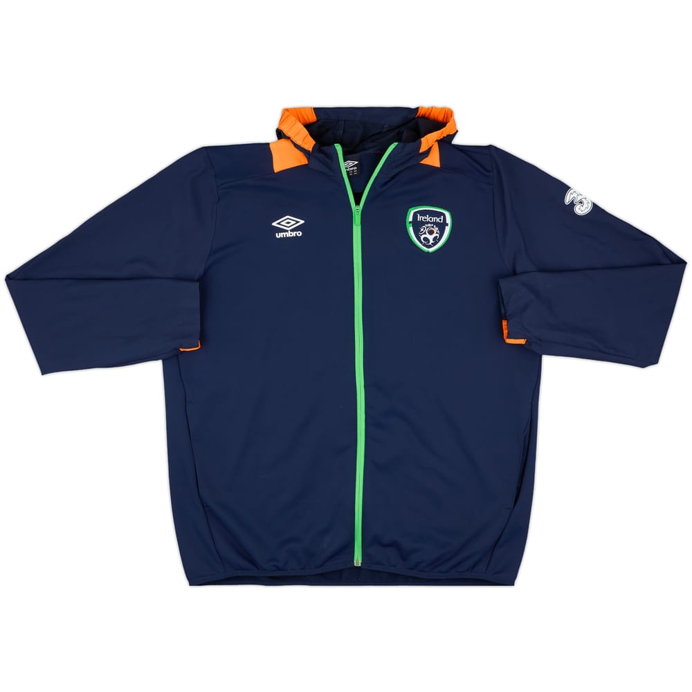 2016-17 Ireland Umbro Hooded Track Jacket - 8/10 - (XXL)