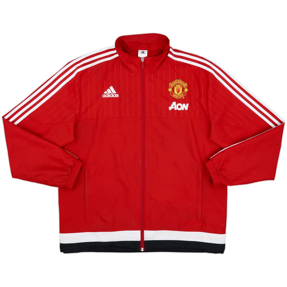 2016-17 Manchester United adidas Track Jacket - 8/10 - (L)
