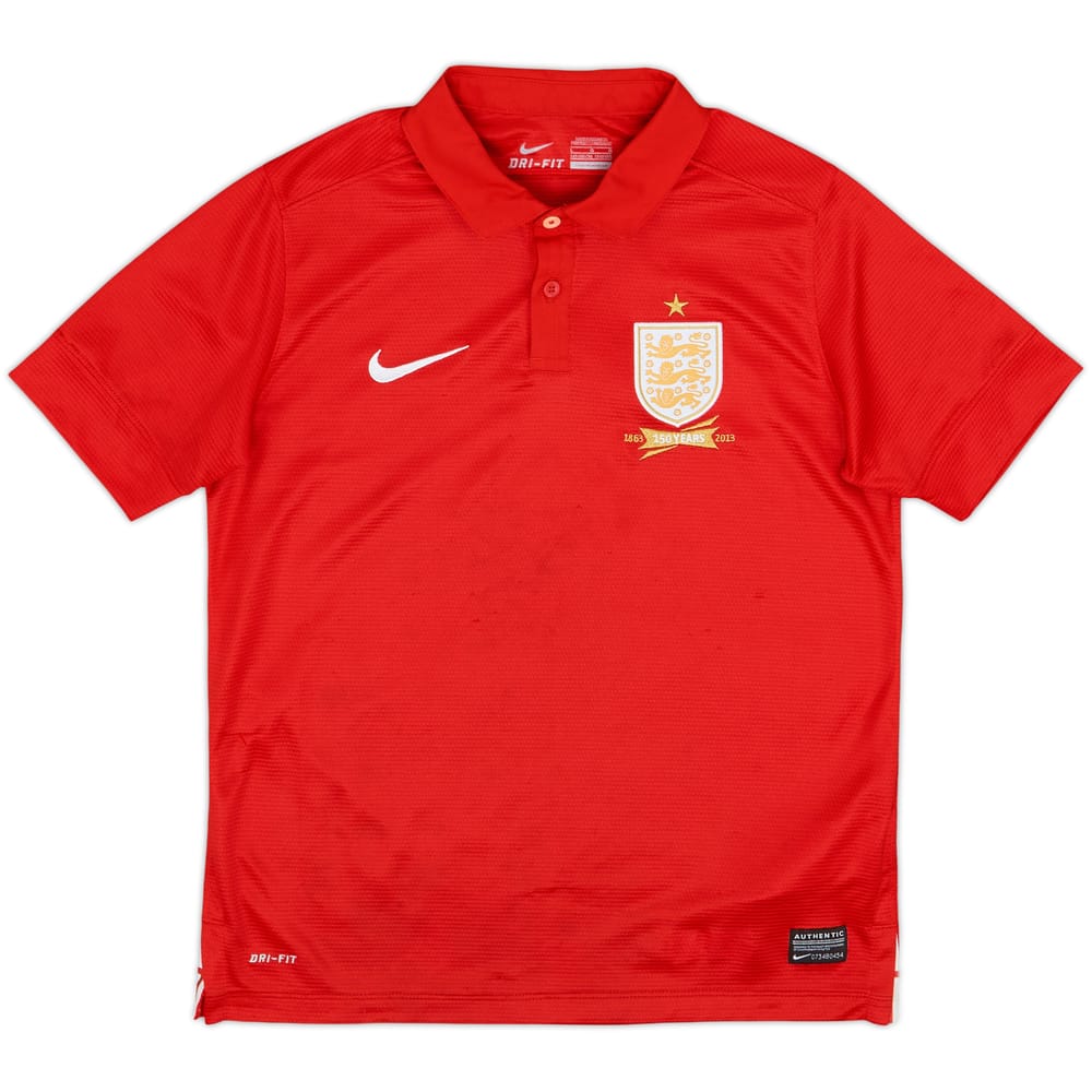 2013 England Away 150th Anniversary Shirt - 8/10 - (L.Boys)