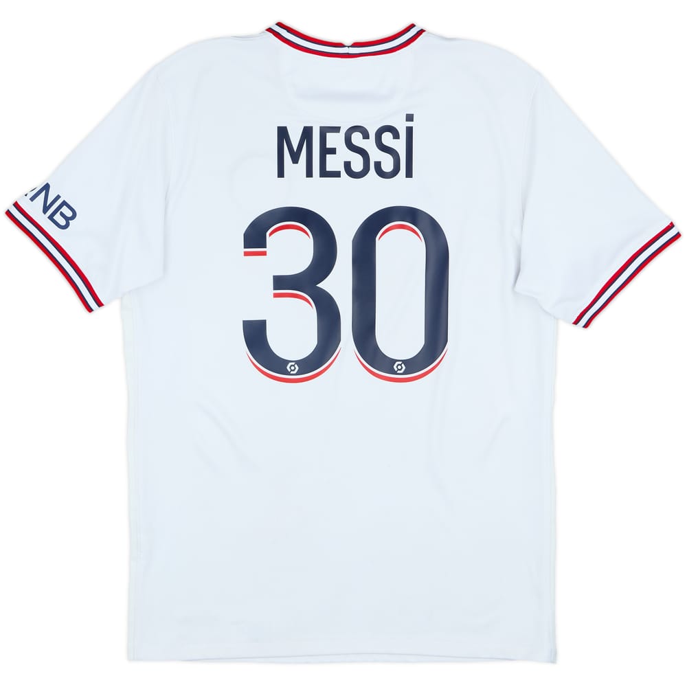 2021-22 Paris Saint-Germain Fourth Shirt Messi #30 - 7/10 - (M)