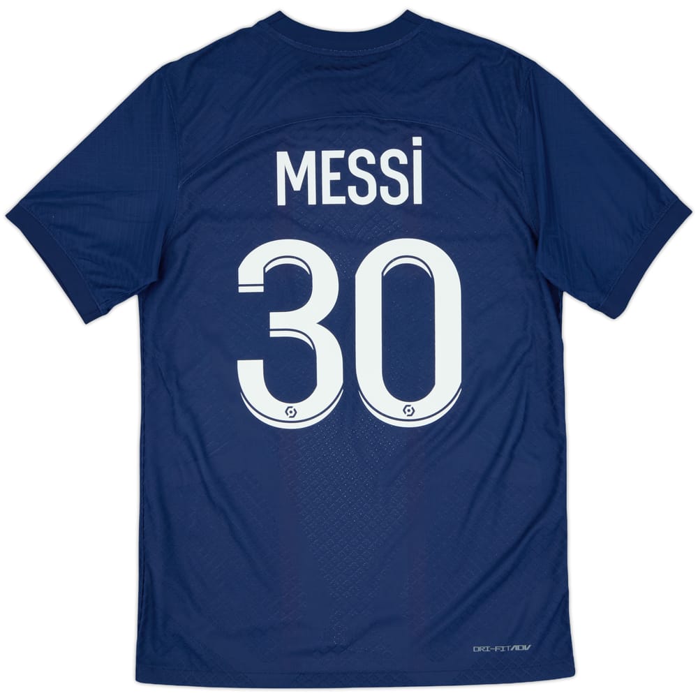2022-23 Paris Saint-Germain Authentic Home Shirt Messi #30 - 9/10 - (S)