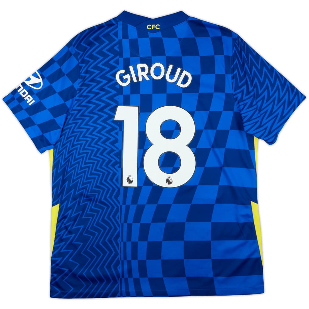 2021-22 Chelsea Home Shirt Giroud #18 - 10/10 - (XL)