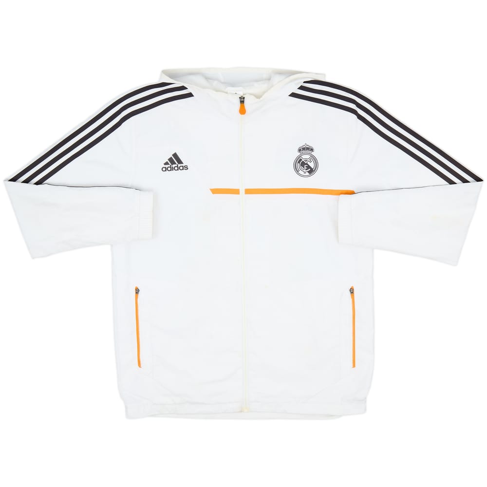 2013-14 Real Madrid adidas Hooded Track Jacket - 5/10 - (XL)