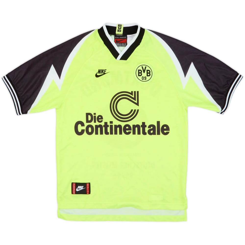 1995-96 Borussia Dortmund 'Deutscher Meister' Home Shirt - 8/10 - (S)