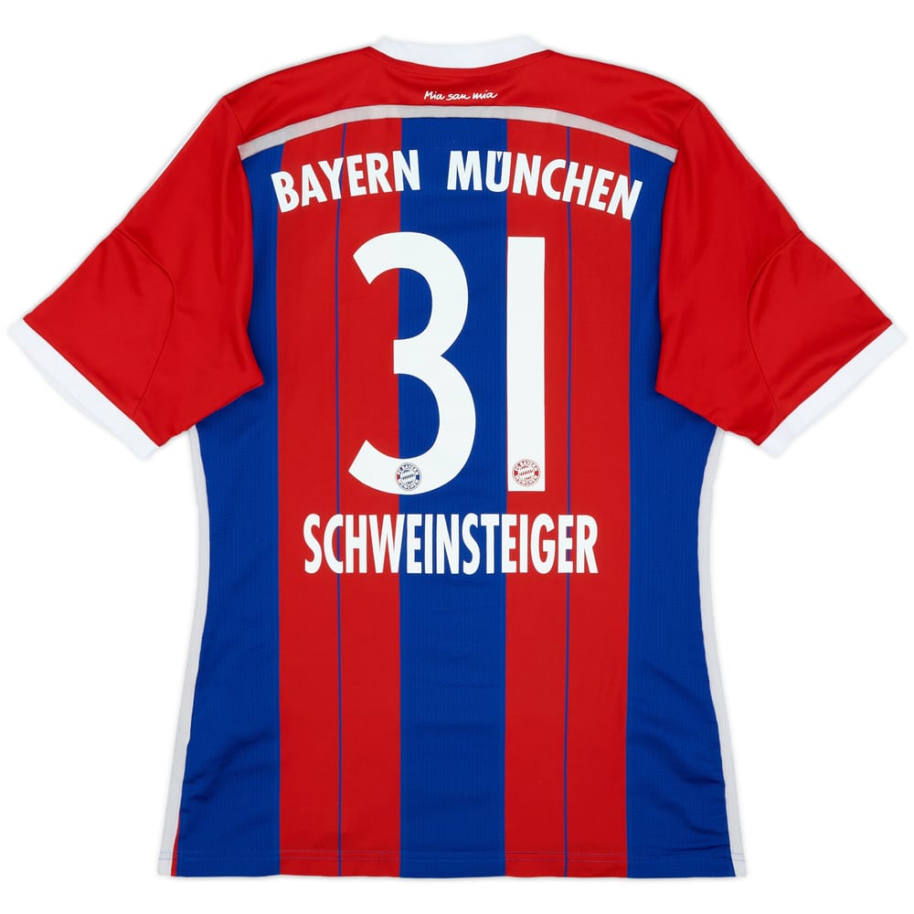 2014-15 Bayern Munich Home Shirt Schweinsteiger #31 - 8/10 - (M)