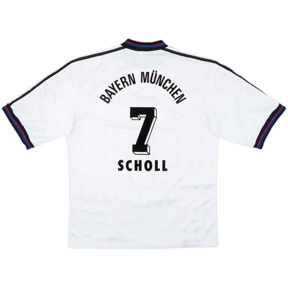 1996-98 Bayern Munich Away Shirt Scholl #7 - 8/10 - (L)