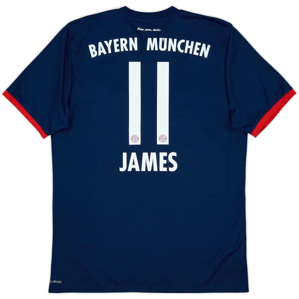 2017-18 Bayern Munich Away Shirt James #11 - 8/10 - (L)