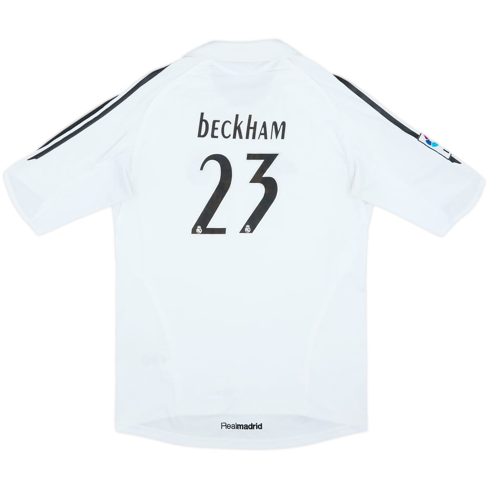 2005-06 Real Madrid Home Shirt Beckham #23 - 8/10 - (S)