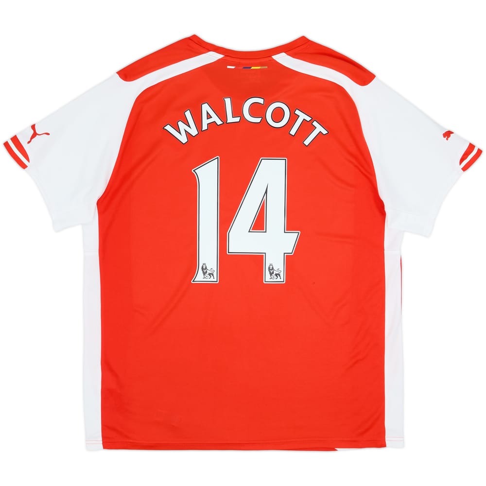 2014-15 Arsenal Home Shirt Walcott #14 - 7/10 - (XL)