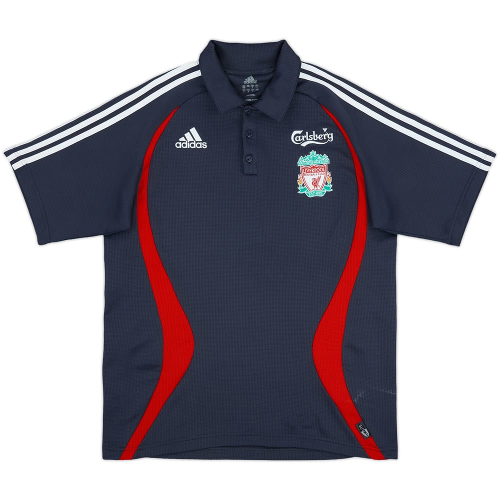 2006-07 Liverpool adidas Polo Shirt - 8/10 - (L)