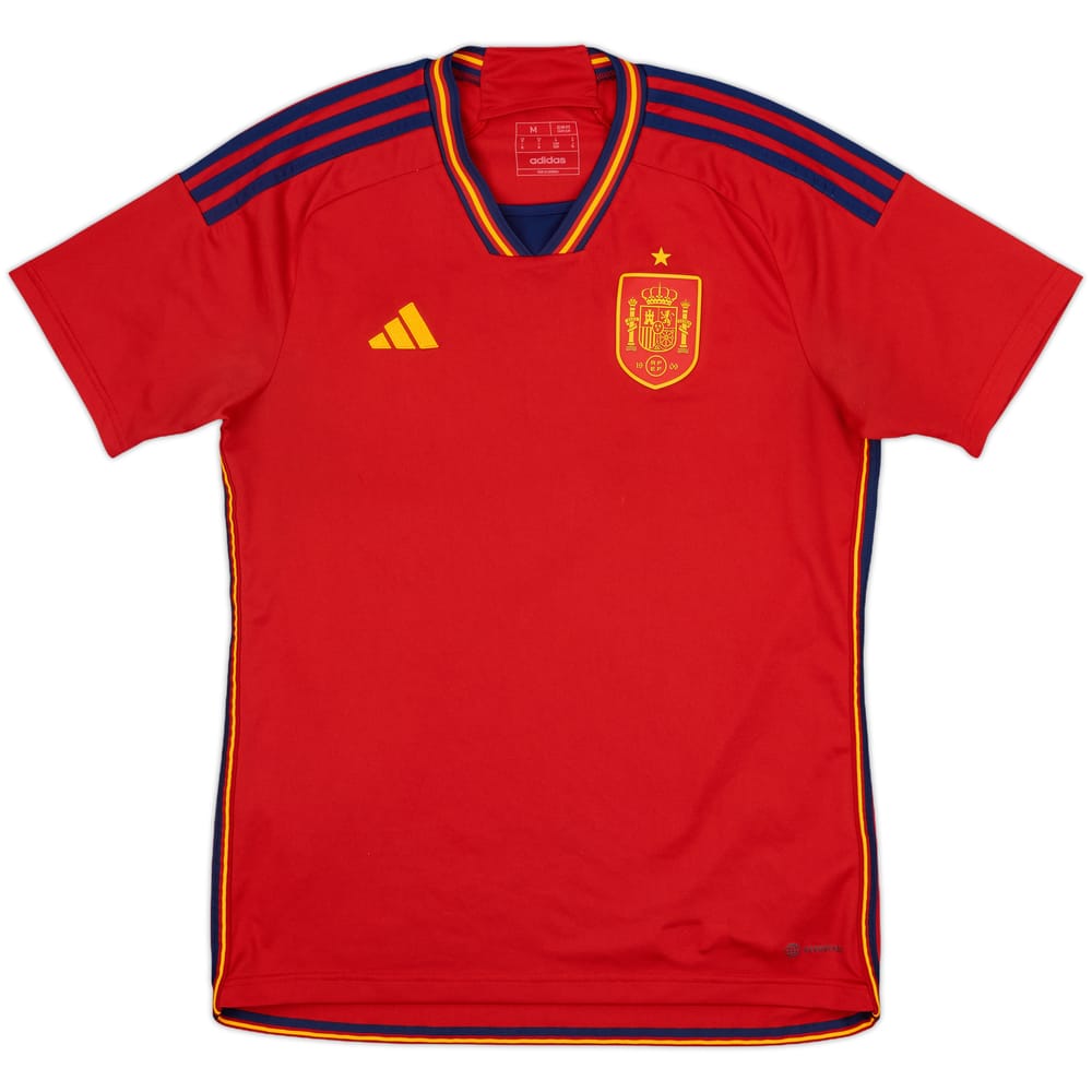 2022-23 Spain Home Shirt - 9/10 - (M)