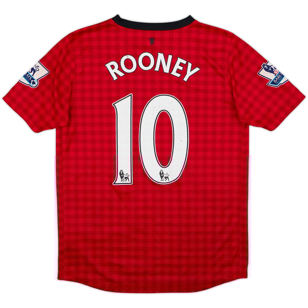 2012-13 Manchester United Home Shirt Rooney #10 - 3/10 - (XL.Boys)