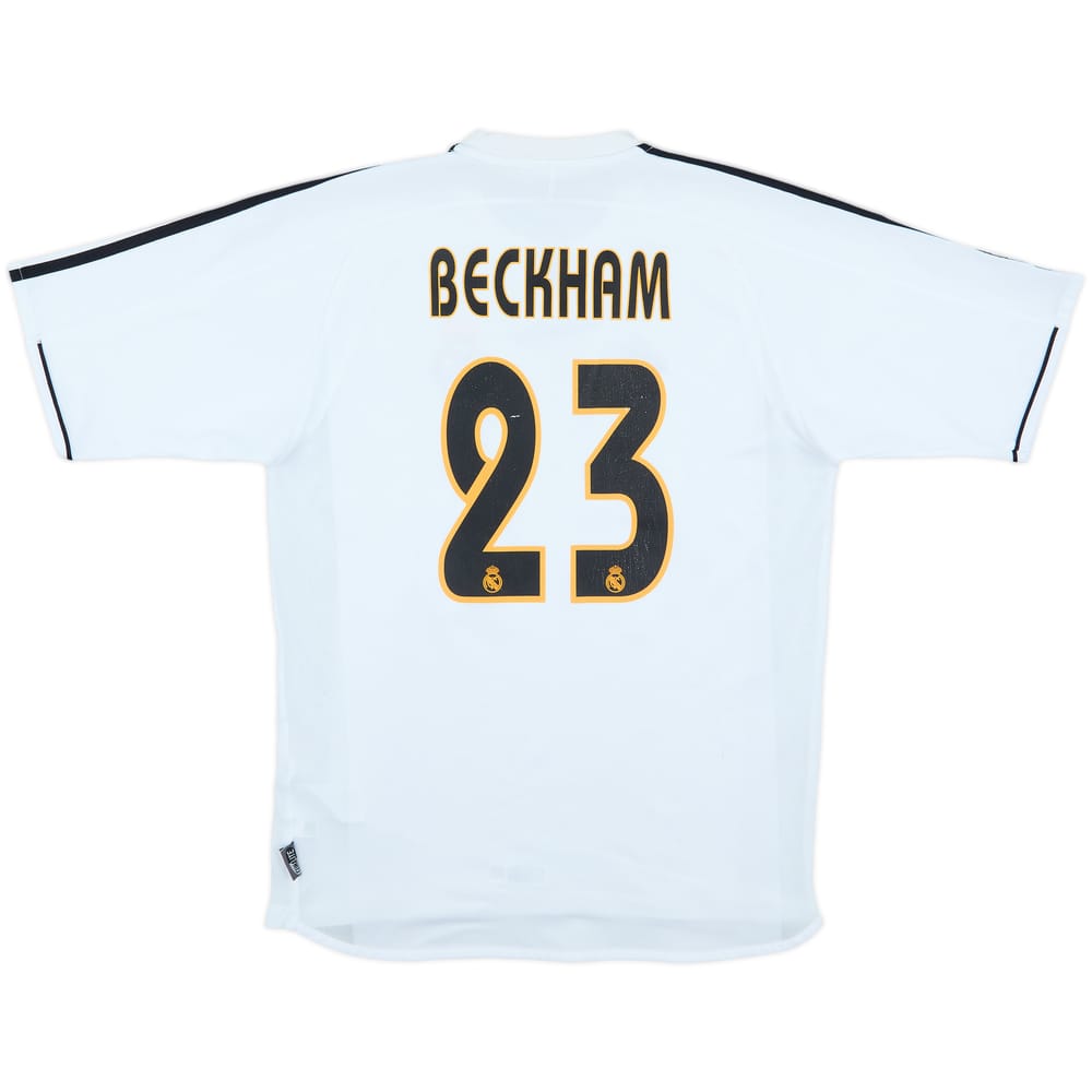 2003-04 Real Madrid Home Shirt Beckham #23 - 6/10 - (M)