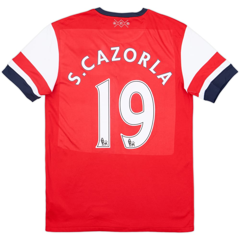 2012-14 Arsenal Home Shirt S.Cazorla #19 - 5/10 - (M)