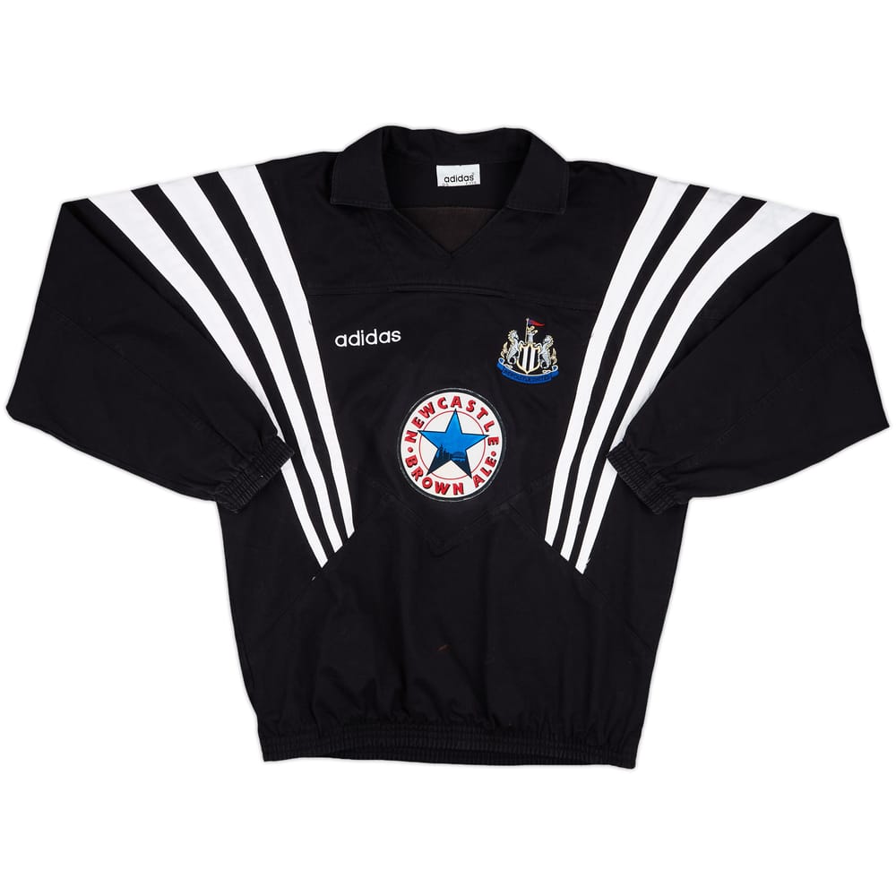 1995-97 Newcastle United adidas Drill Top - 8/10 - (M)