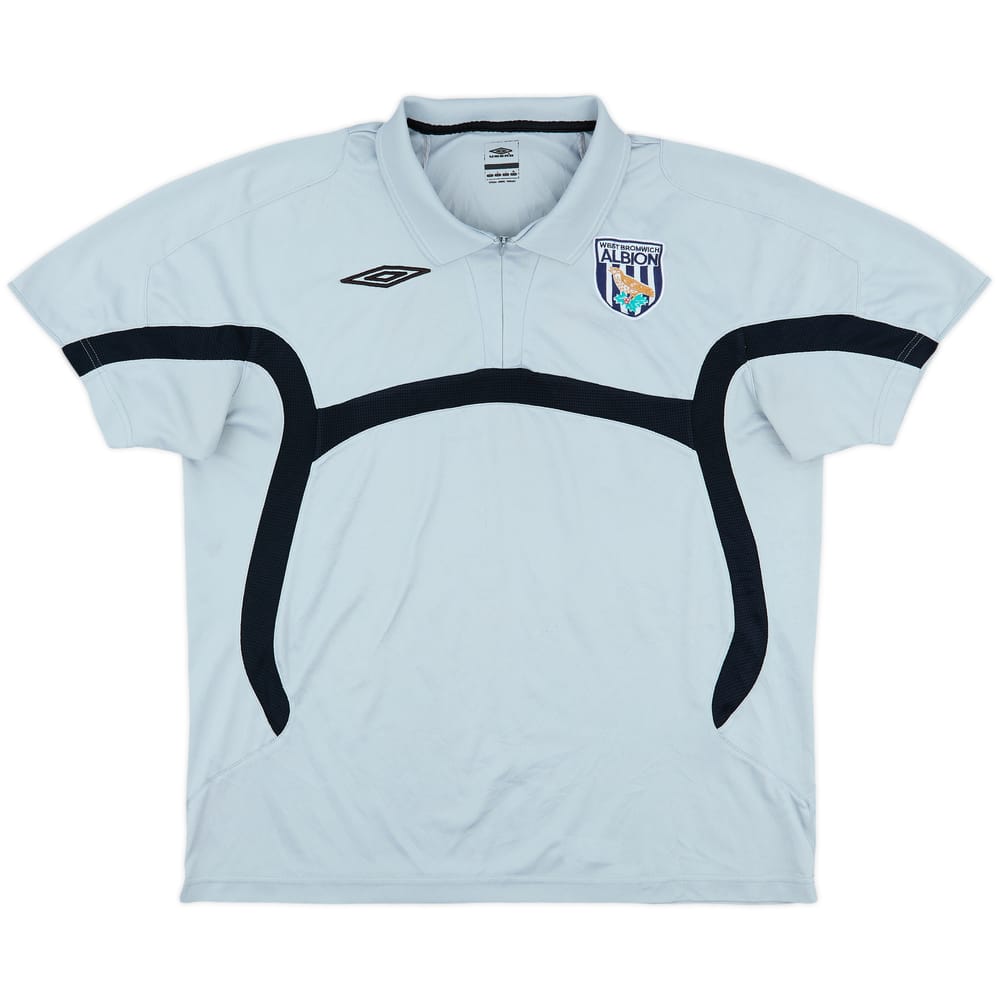 2007-08 West Brom Umbro 1/4 Zip Polo Shirt - 9/10 - (L)