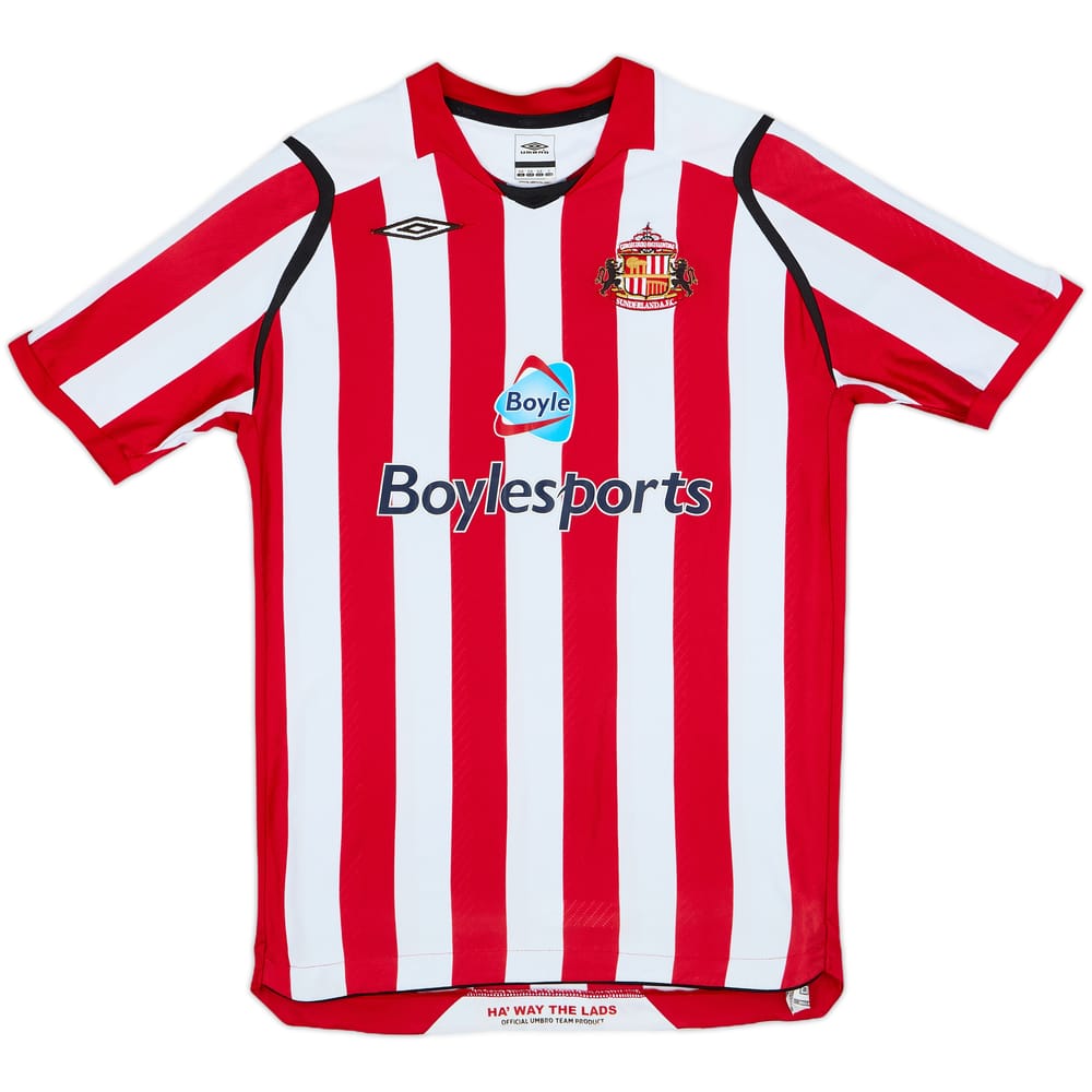 2008-09 Sunderland Home Shirt - 8/10 - (XL.Boys)