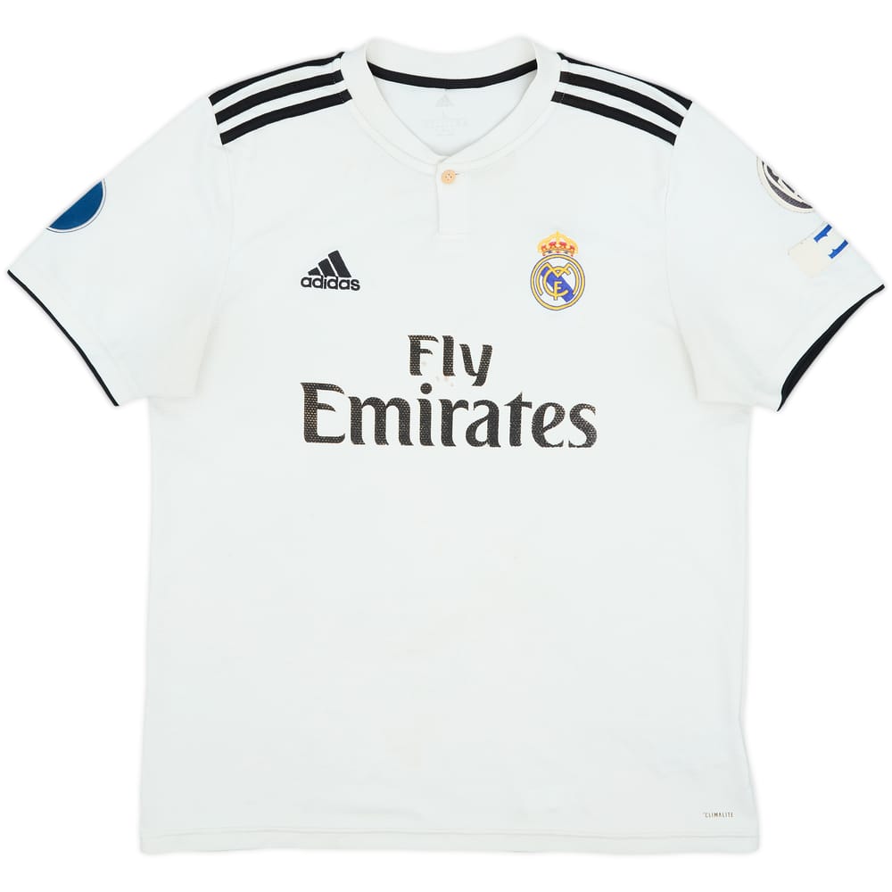 2018-19 Real Madrid Home Shirt - 4/10 - (L)