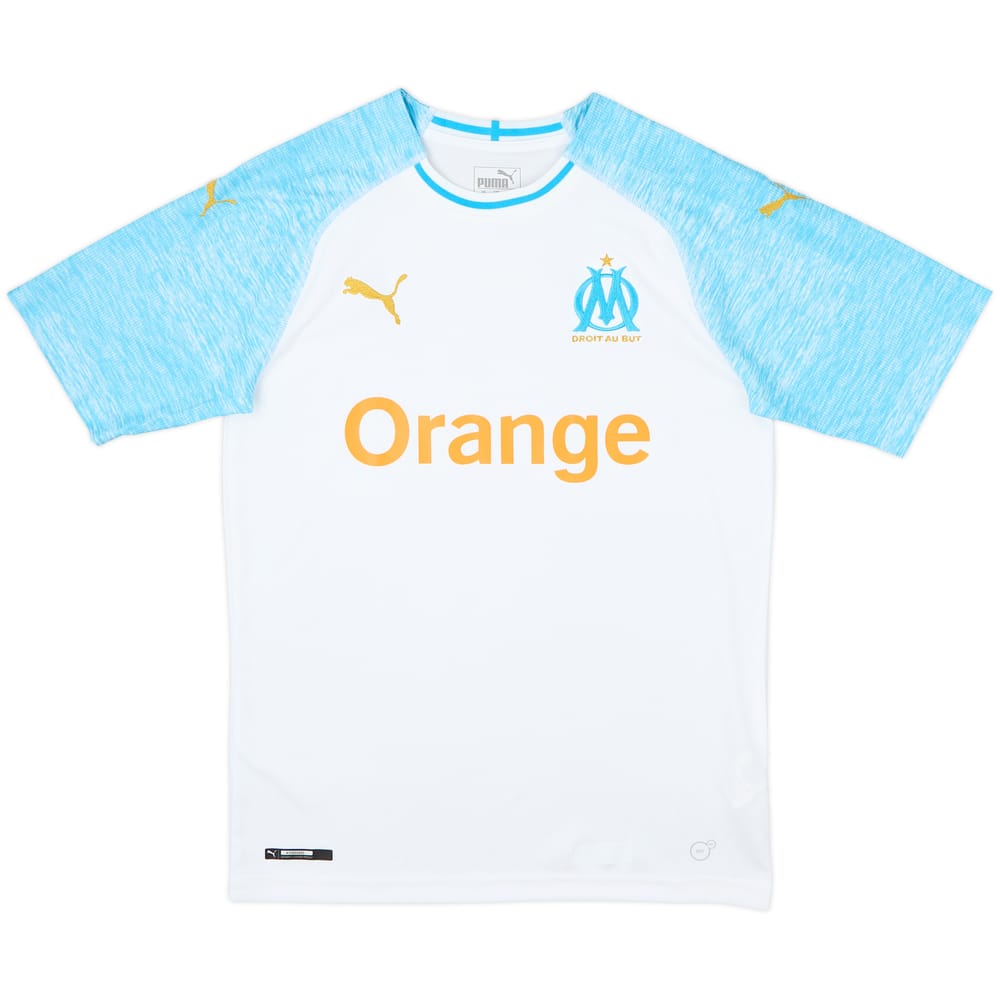 2018-19 Olympique Marseille Home Shirt - 10/10 - (S)