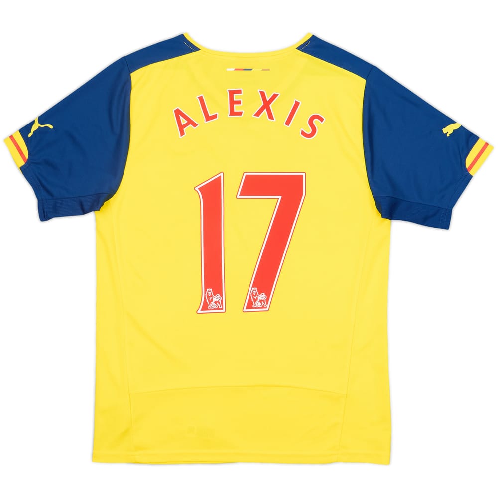 2014-15 Arsenal Away Shirt Alexis #17 - 8/10 - (S)