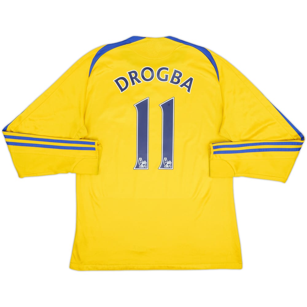 2008-09 Chelsea Third L/S Shirt Drogba #11 - 5/10 - (S)