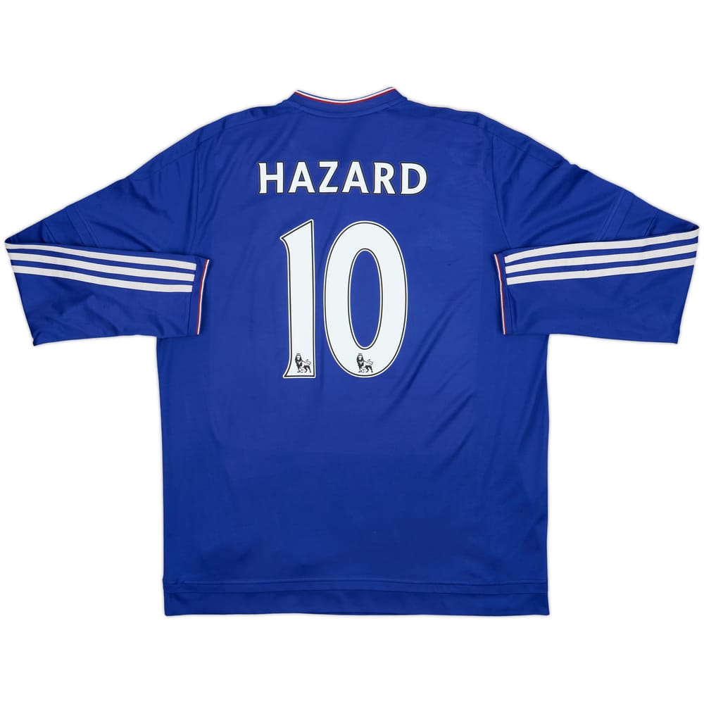 2015-16 Chelsea Home L/S Shirt Hazard #10 - 6/10 - (XL)