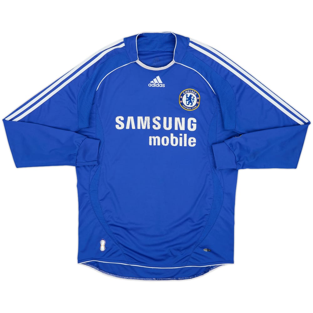 2006-08 Chelsea Home L/S Shirt - 5/10 - (L)