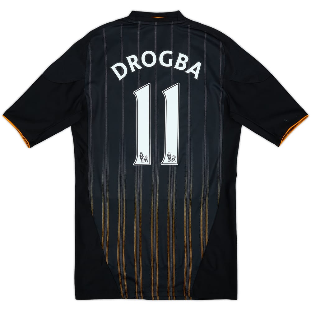 2010-11 Chelsea Player Issue TechFit Away Shirt Drogba #11 - 6/10 - (L)