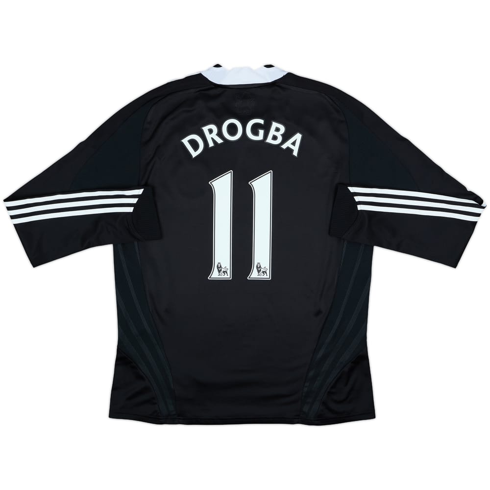 2008-09 Chelsea Player Issue Away L/S Shirt Drogba #11 - 8/10 - (L)