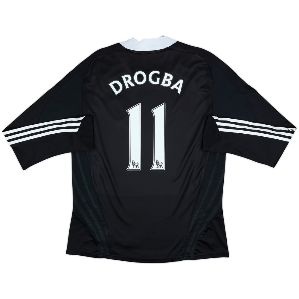 2008-09 Chelsea Player Issue Away L/S Shirt Drogba #11 - 7/10 - (L)