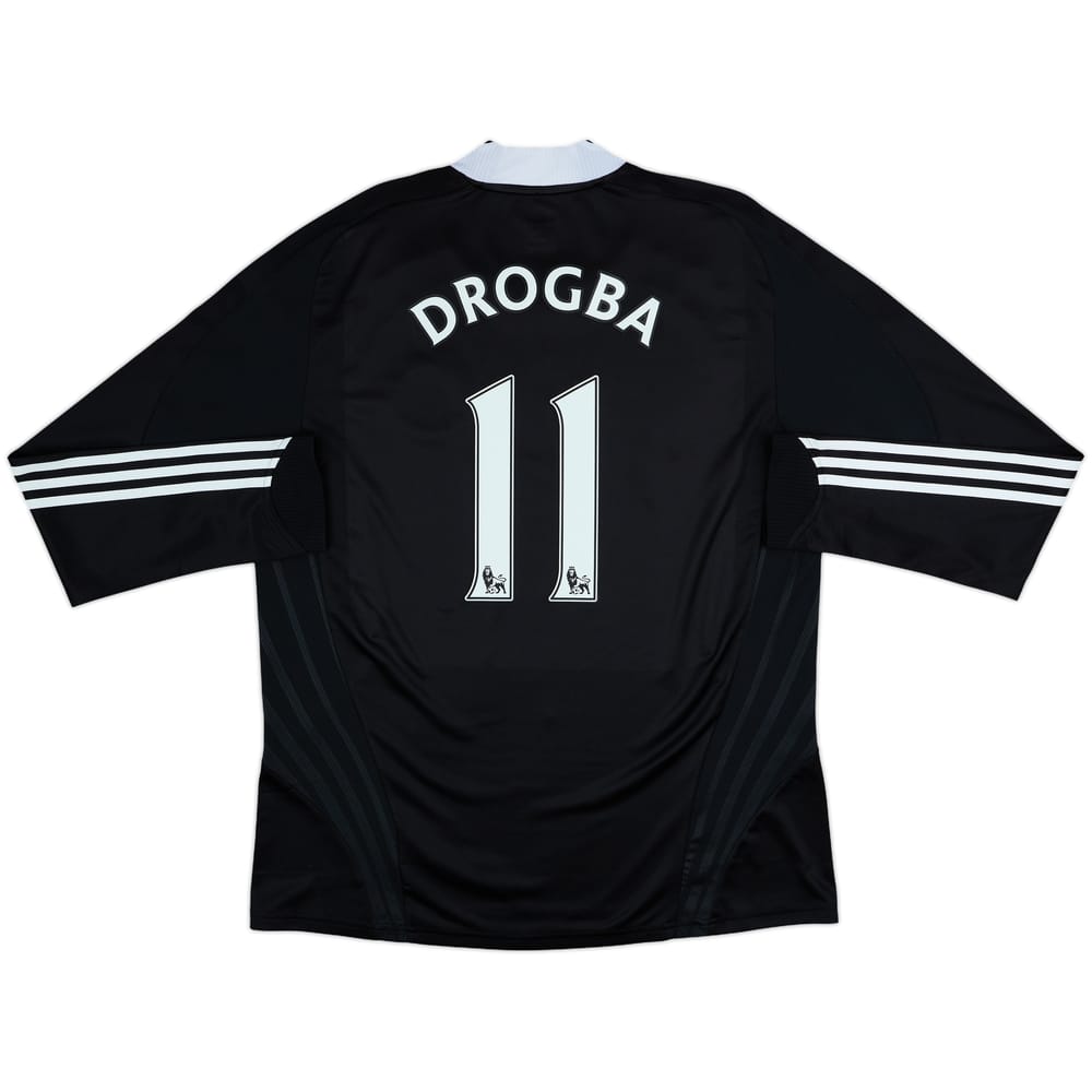 2008-09 Chelsea Player Issue Away L/S Shirt Drogba #11 - 9/10 - (XL)