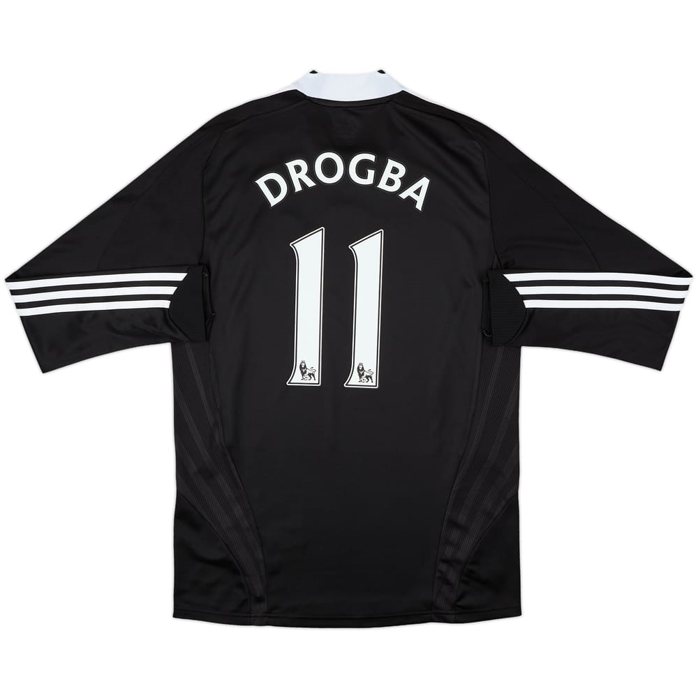 2008-09 Chelsea Away L/S Shirt Drogba #11 - 8/10 - (M)