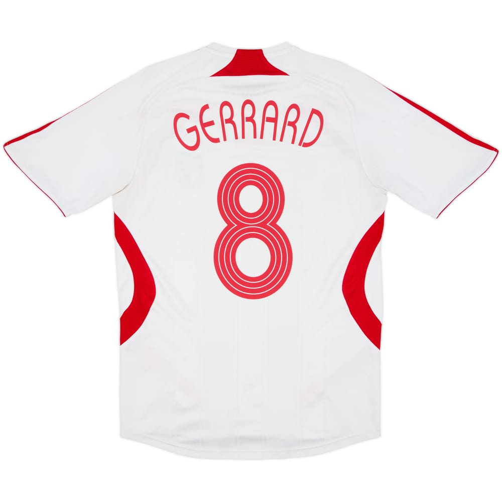 2007-08 Liverpool Away Shirt Gerrard #8 - 6/10 - (S)