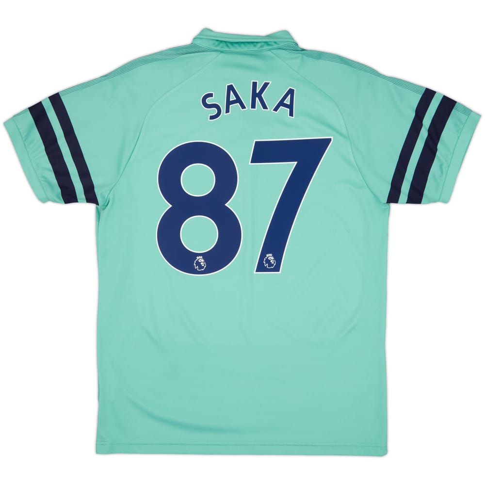 2018-19 Arsenal Third Shirt Saka #87 - 6/10 - (L)