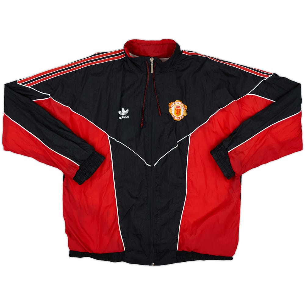 1988-90 Manchester United adidas Track Jacket - 9/10 - (M)