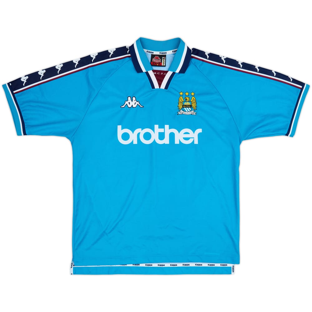 1997-99 Manchester City Home Shirt - 9/10 - (XL)
