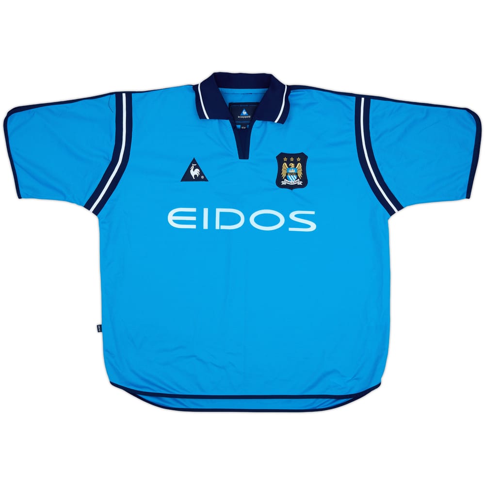 2001-02 Manchester City Home Shirt - 10/10 - (XL)