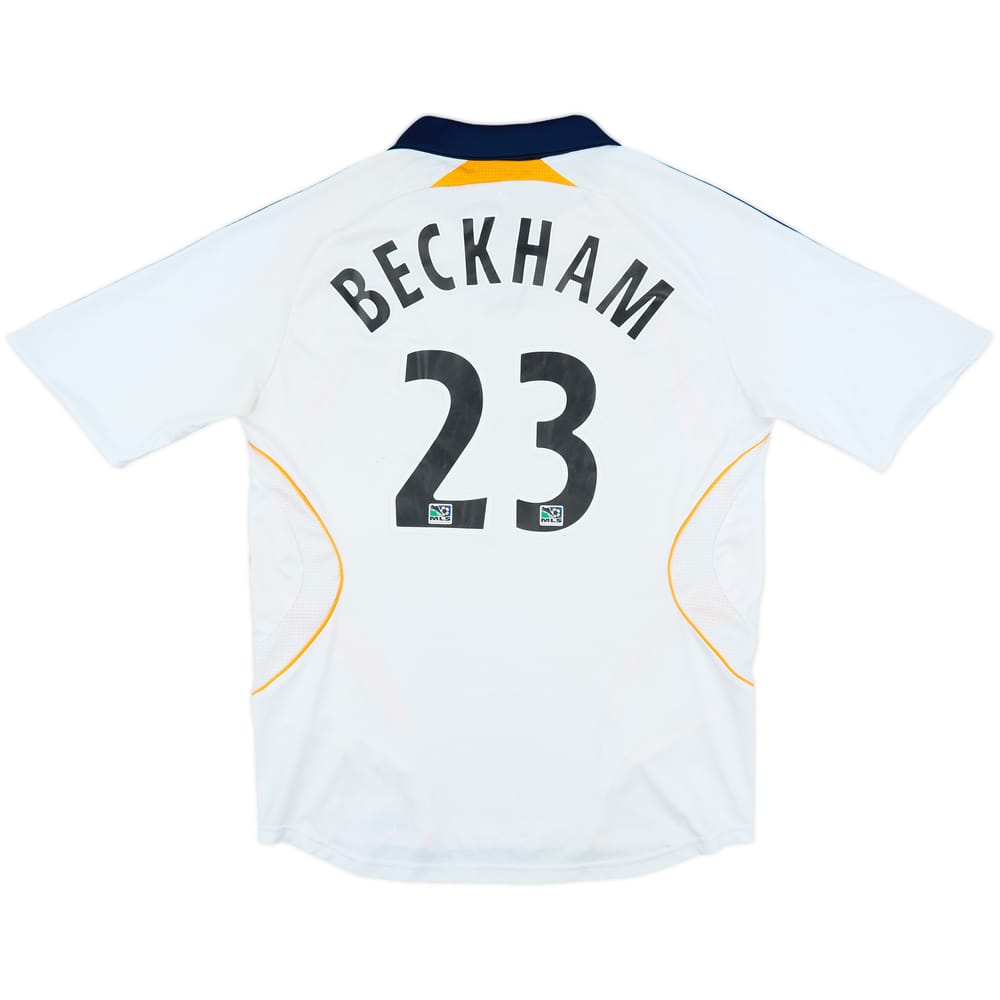 2007-08 LA Galaxy Home Shirt Beckham #23 - 6/10 - (L)