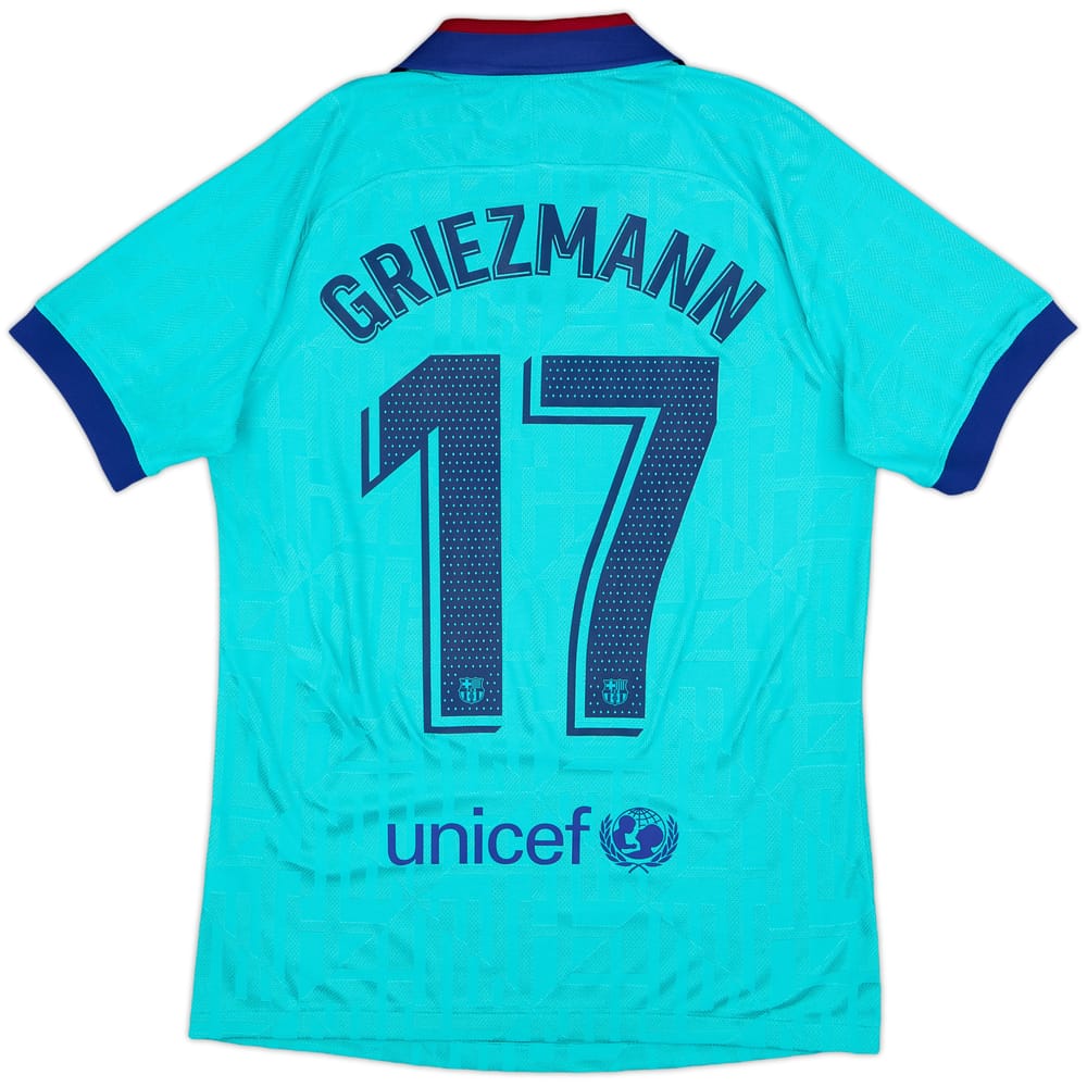 2019-20 Barcelona Authentic Third CL Shirt Griezmann #17 - 7/10 - (S)
