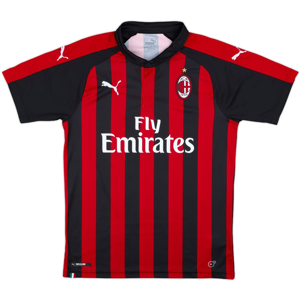2018-19 AC Milan Home Shirt - 10/10 - (M)
