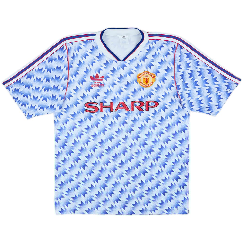 1990-92 Manchester United Away Shirt - 8/10 - (M)