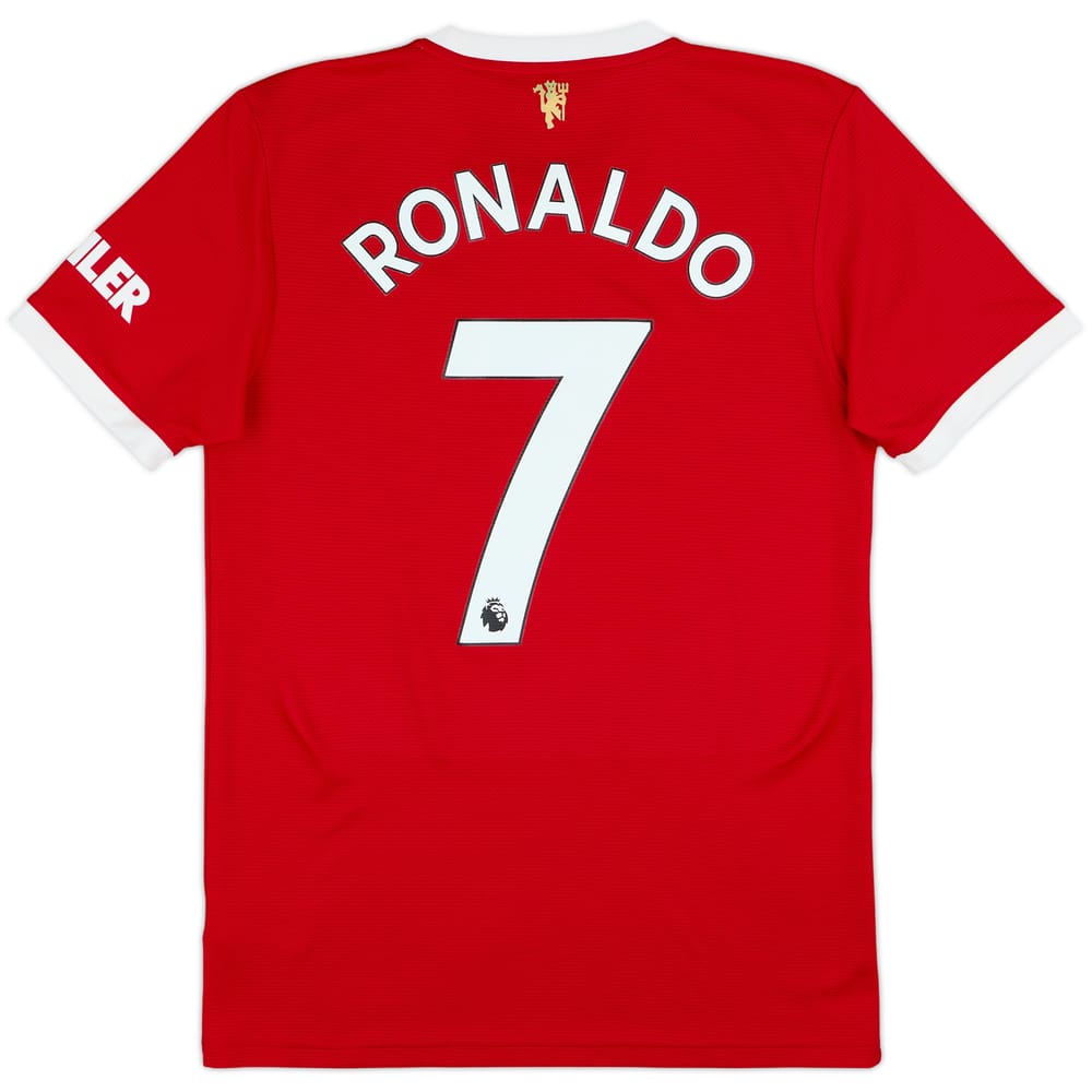 2021-22 Manchester United Home Shirt Ronaldo #7 - 8/10 - (S)