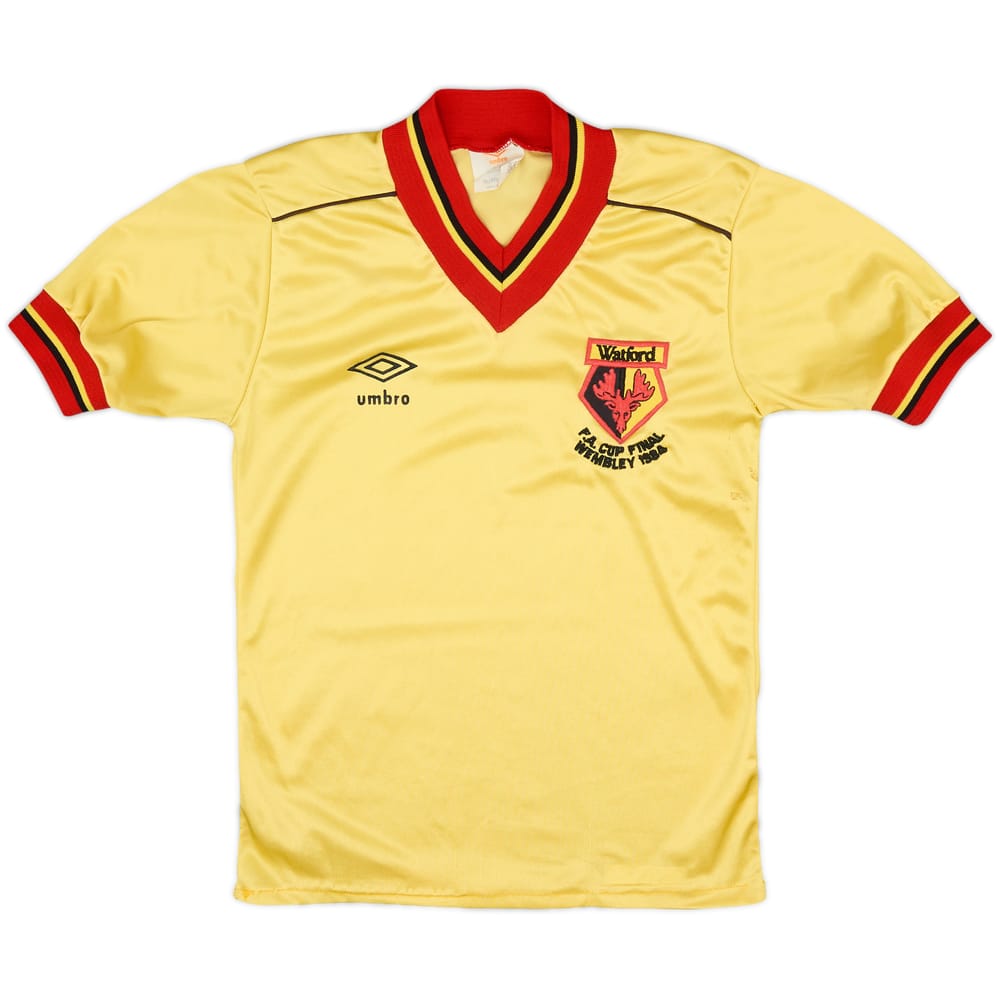 1982-85 Watford 'FA Cup Final 1984' Home Shirt - 8/10 - (M.Boys)