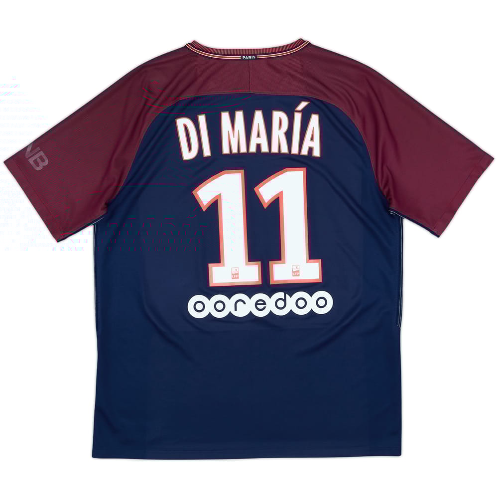 2017-18 Paris Saint-Germain Home Shirt Di Maria #11 - 5/10 - (L)