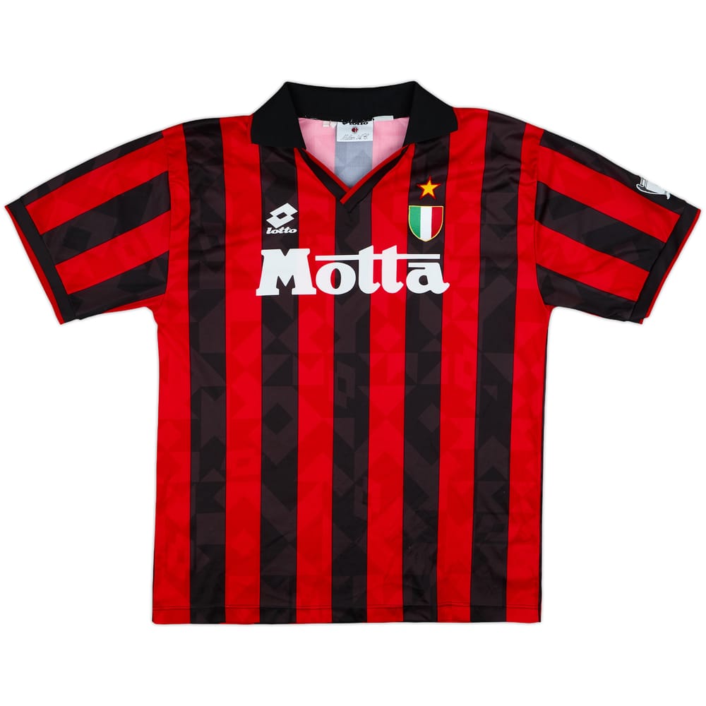 1993-94 AC Milan Home Shirt - 6/10 - (XL)