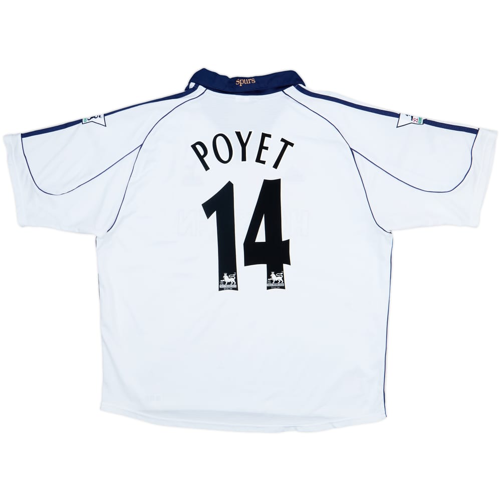 1999-01 Tottenham Home Shirt Poyet #14 - 7/10 - (XXL)