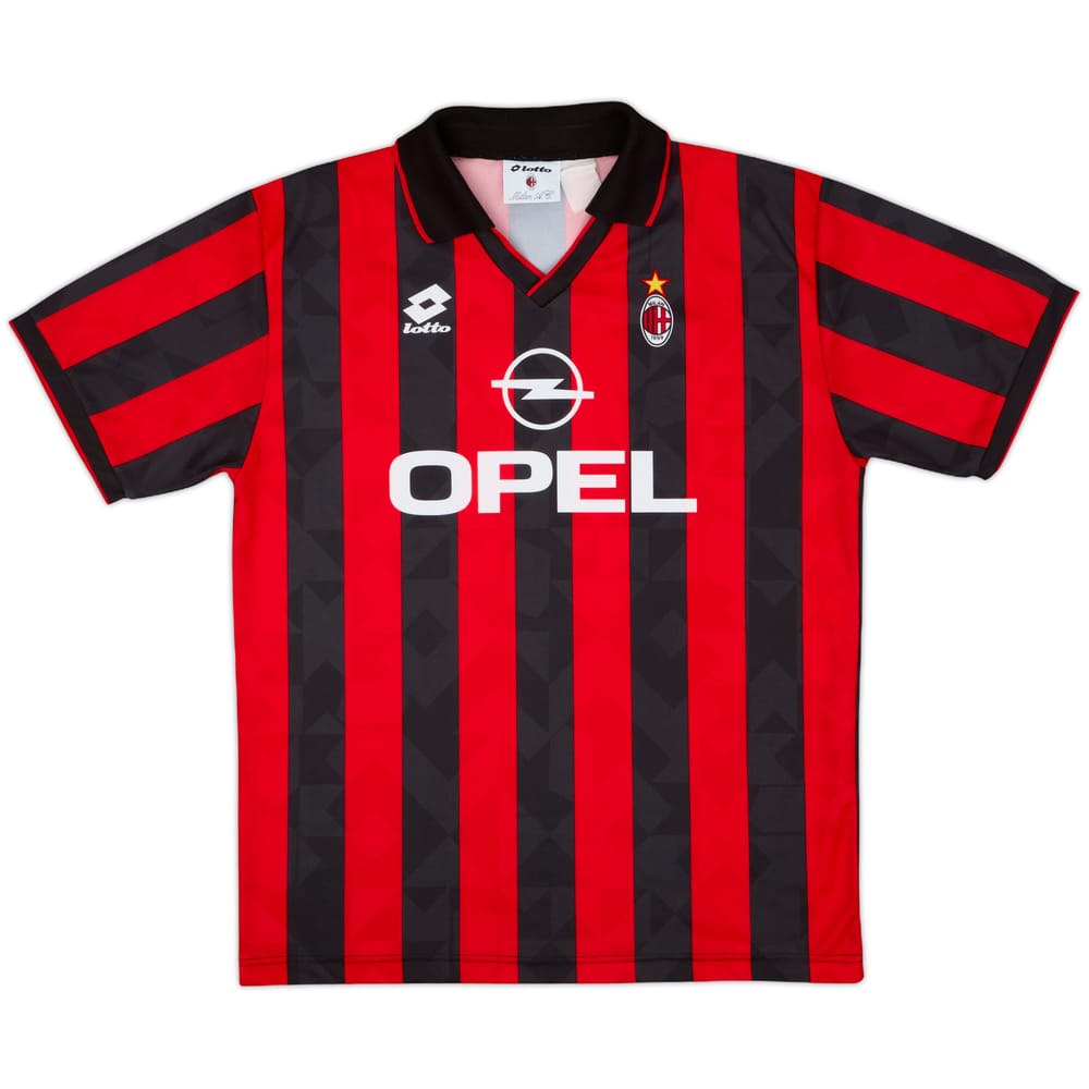 1994-95 AC Milan Home Shirt - 8/10 - (L)