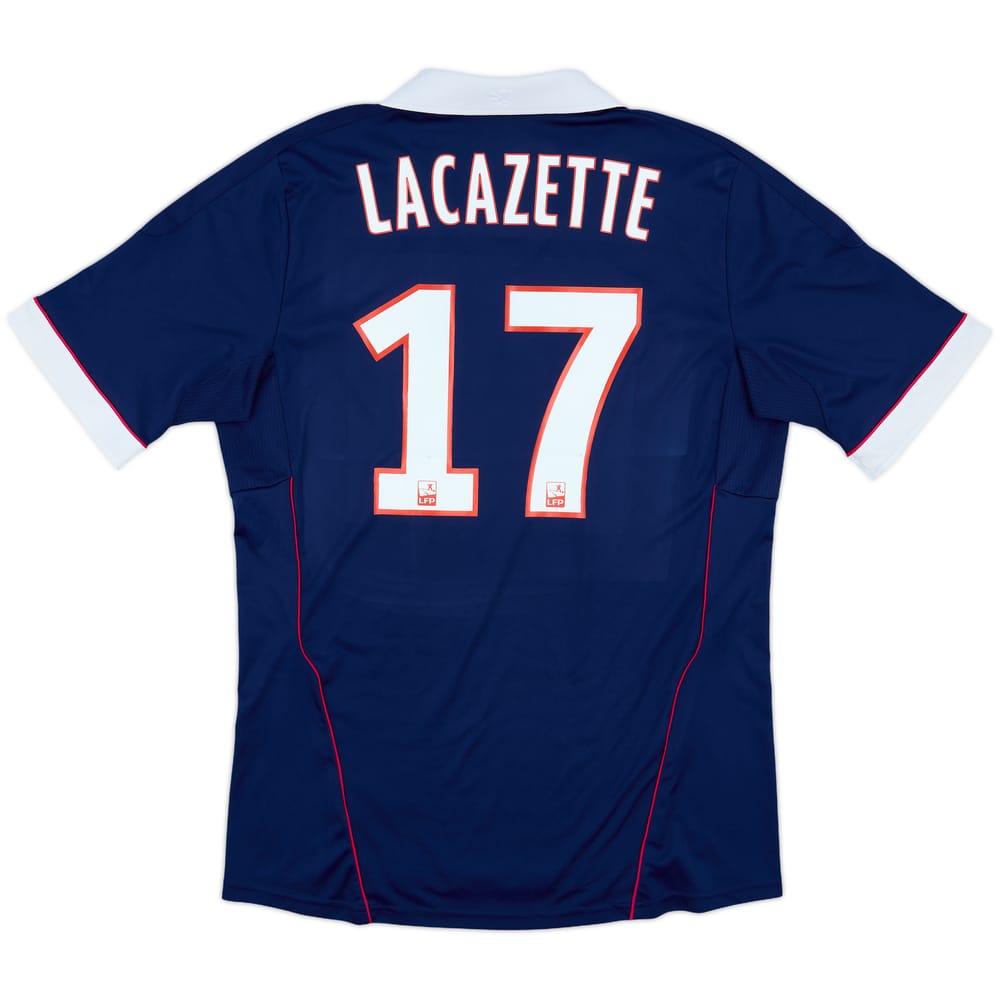 2011-12 Lyon Away Shirt Lacazette #17 - 6/10 - (L)