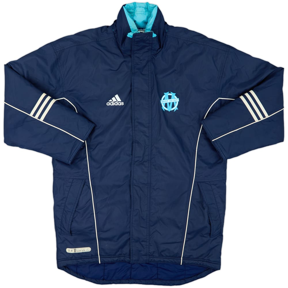 1999-00 Olympique Marseille adidas Padded Bench Coat - 9/10 - (M)