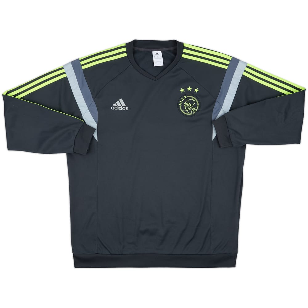 2014-15 Ajax adidas Sweat Top - 8/10 - (XL)